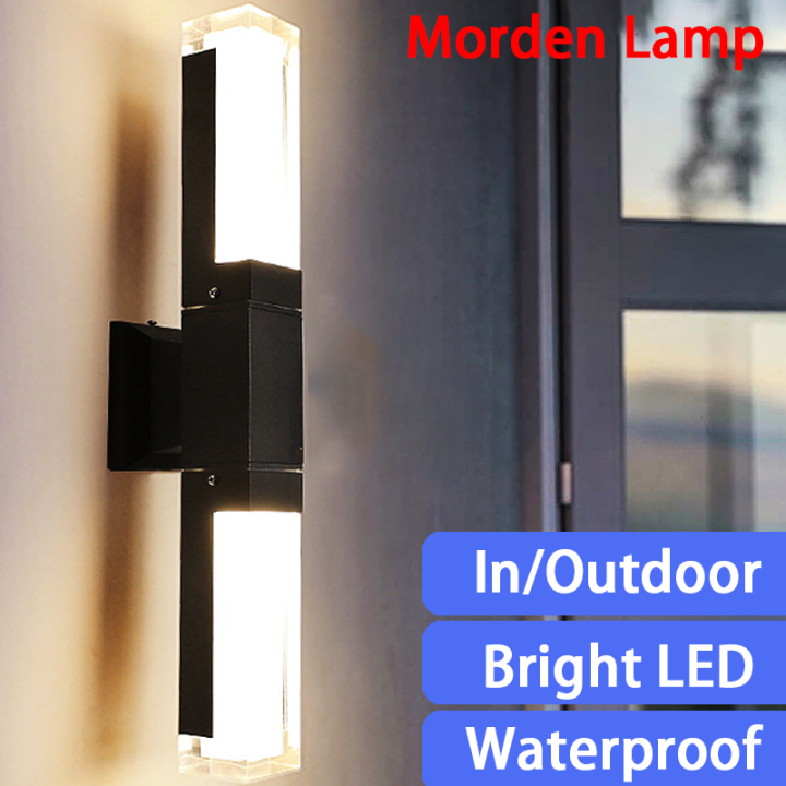 Buy2 - 15%sale】 2*14w Outdoor Bedroom Light Simple Nordic Style Elegant 