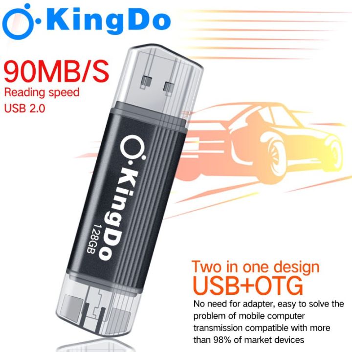 โปรเดือนนี้-usb-kingdo-ใหม่-usb-แฟลชไดรฟ์-128gb-memory-stick-สำหรับศัพท์-pendrive-โลหะดิสก์-u-otg-ราคาถูก