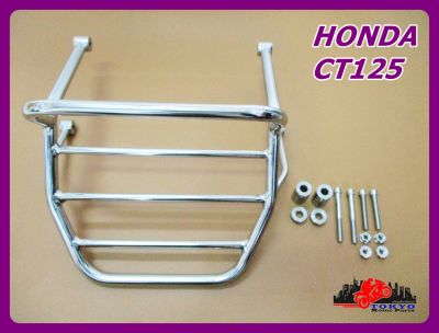 HONDA CT125 HUNTER CUB 125CC year 2020-2021 HEADLINGHT TOP FROUT CARRIER "STAINLESS" // ตะแกรง​ไฟหน้า​ งานสแตนเลสทุกชิ้น​ ทุกน็อต​ คุณภาพดีมาก