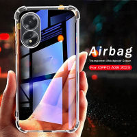 ฝาครอบด้านหลังโปร่งใสสำหรับ OPPO A38 4G Oppo A38 4G 5G 2023เคสโทรศัพท์แบบใสกันกระแทกเคสปก TPU ใสเคสซิลิโคนนิ่ม