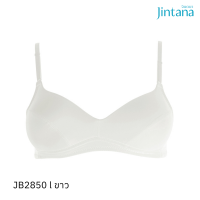 Jintana เสื้อชั้นใน (ไม่เสริมโครง) รุ่น Basic Bra รหัส JB2850 สีขาว