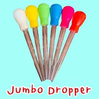 หลอดหยดสี Jumbo Dropper มาเป็นหลอดไซส์ยักษ์ Sensory Play Lookmaebaby ของเล่นเสริมพัฒนาการ