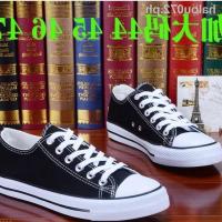 COD SDFGDERGRER Hot sale◘✻Men s big-footed cloth shoes low-top extra-large men s shoes canvas shoes casual shoes 44 45 46 47 48 large-size shoes