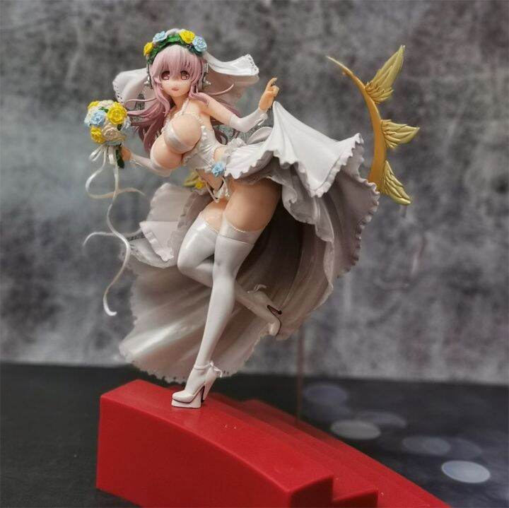 anime-super-sonico-ชุดแต่งงาน-super-sonico-33ซม-undress-ขนาดใหญ่รูปแอคชั่น-pvc-ของเล่นพร้อมกล่องและฐานตุ๊กตาสะสมของขวัญวันเกิด