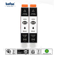 befon X2 Black 655 Cartridge Replacement for HP 655 HP655  XL Ink Cartridge deskjet 3525 5525 4615 4625 4525 6525 6625 Printer Ink Cartridges