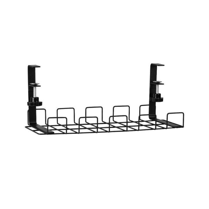 h-amp-a-ขายดี-ถาดจัดสายเคเบิล-ภายใต้โต๊ะการจัดการสายไฟ-เหมาะสำหรับการทำงานโต๊ะคอมพิวเตอร์-บ้านและสำนักงาน-การติดตั้งใหม่ฟรีภายใต้ตารางลวดชั้นเก็บการจัดการถาดภายใต้ตารางลวดชั้นเก็บ