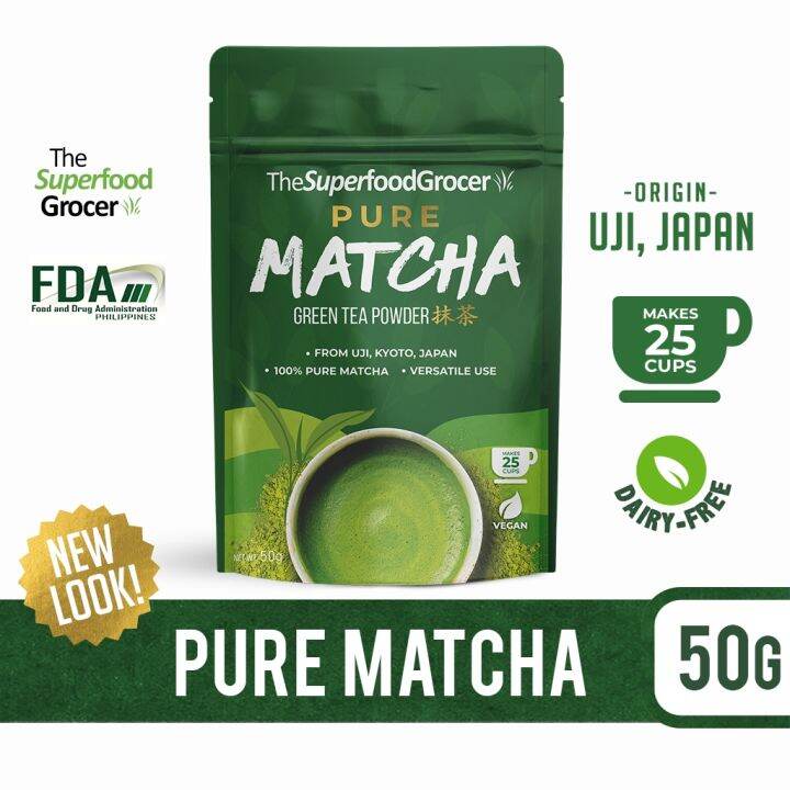 HOT The Superfood Grocer 100 Pure Japanese Uji Matcha Green Tea Powder