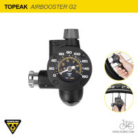 เกจ์วัดลมยาง/หัวต่อสูบลมCO2 TOPEAK AIRBOOSTER G2