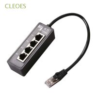 CLEOES RJ45 Network splitter Wired RJ45 Cable Splitter RJ45 Connector LAN Network Splitter Port 1 Male To 4 Female Extension Adapter Male to Female Cable Connector Ethernet Adapter/Multicolor