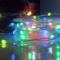 5M 10M Smart RGB Christmas Tree Fairy Light Garland Copper Wire LED String Light With Remote For Christmas Wedding Party Holiday