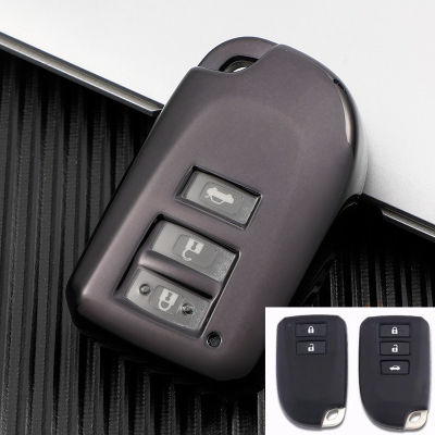 [สินค้าใหม่] เคสกุญแจวีออสยาริสเคสกุญแจรถยนต์ Toyota ชุบโครเมียม TPU สะท้อนแสง