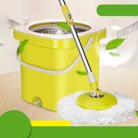 Mop Household Absorbent Mop Single Drum Rotary Mop Bucket Suit Mop Lazy Mop Floor Saving Space And Light