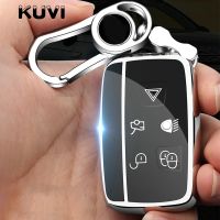 {Lili Car product} Kunci Remote Mobil TPU นิ่มที่ยึดผ้าคลุมเคส Fob สำหรับโรเวอร์เรนจ์โรเวอร์บกสปอร์ตฟรีแลนเดอร์จาร์กัว XF XJ XE XJL XF