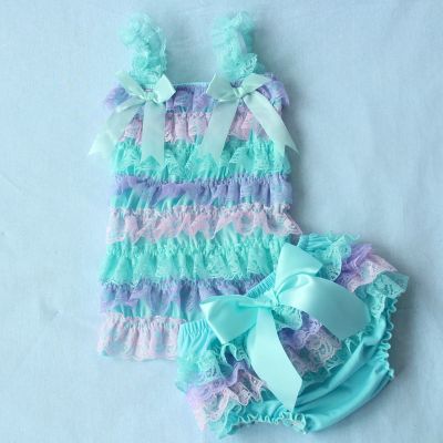 2022 Baby Girl Romper Bummies Shorts Bloomers Summer Baby Clothing Toddler Infant Jumpsuit Baby Cotton Vest Lace Flower Shorts