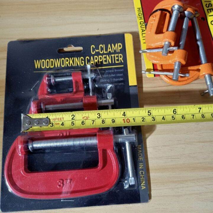 Klem C Set Pcs Clamp C Set Penjepit Catok Kayu Inch