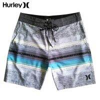 Hurley loot robes muzhskaya กางเกงขาสั้นชายหาด Quick DRY stretch Surf SPEEDO กางเกงขาสั้นผู้ชายทรงหลวมพร้อมกระเป๋ากางเกงยิม...