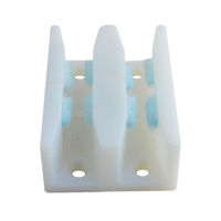 Shower Room Sliding Block Fixed Glass Limiter Swing Stop Bathroom Track Fixed Anti-sway Stopper