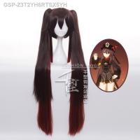 ☋◄✳Jogo Genshin Impacto-Hutao Cosplay Peruca Chinês Hu Tao Traje Adereços ชุดฮาโลวีน