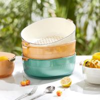 【CC】 Drain  Basket Washing Storage Strainers Bowls Drainer Vegetable Fruit Creativity Cleaning Colander