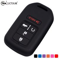 【cw】 Silicone Remote Key Cover Key Case Fob for Accord Pilot Civic 2018 2019 5 Button Keyless Entry Remote Starter 【hot】