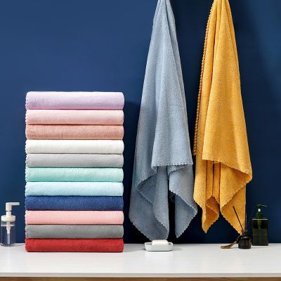 [COD] 13-color coral velvet towel bath absorbent wash face lace multi-color optional logo can be gift boxed