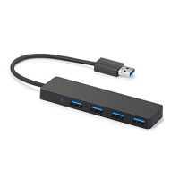 ❄✣ 4-Port USB 3.0 Ultra Slim Data Hub for Macbook Mac Pro/mini iMac Surface Pro XPS Notebook PC USB Flash Drives Mobile HDD