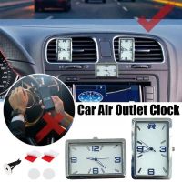 ✥◈ Luminous Car Watch Clock Decoration Table Fashion Decoration Clock Square Car Ornaments Car Portable Senior Inter A0r6