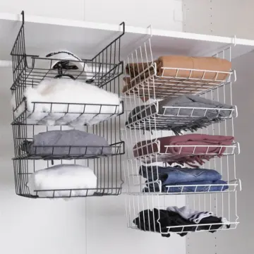 Multi-Layer Metal Wire Hanging Storage Baskets Food Storage