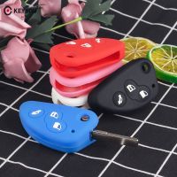 05d5 KEYYOU Silicone Rubber Car Key Cover Case For Alfa Romeo 147 166 156 JTD TS GT Flip Folding Key High Quality Free Shipping