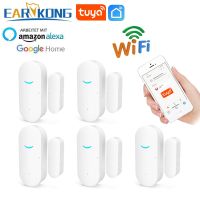 【LZ】✳  WiFi Door Sensor Tuya Smart Door Open / Closed Detectors Wifi Home Alarm Compatible With Alexa Google Home Tuyasmart life APP