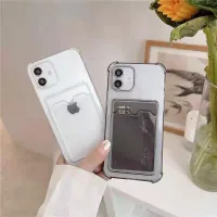 พร้อมส่งจากไทย เคสใสกันกระเเทก ใส่บัตร ใส่รูปได้ รุ่น iphone7 se2020 i8 xr 7plus 8plus i11 12pro 12promax สินค้าดีราคาถูก