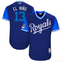 Top-quality Plus MLB Kansas City Royals Baseball Tshirts Jersey EL Nino Sports Tee Unisex Plus Size Player Version