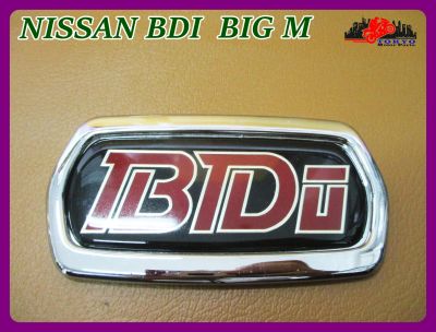 NISSAN BDi  BIG-M LOGO LH or RH SIDE DOOR STICKER (1 PC.) // โลโก้ติดข้างประตู ซ้าย-ขวา พร้อมกาวติด สินค้าคุณภาพดี