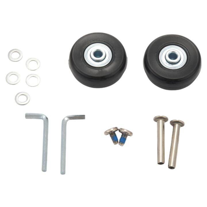 2set 45x19mm Luggage Suitcase / Inline Outdoor Skate Replacement Wheels