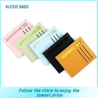 ALEXIS กระเป๋าหนัง PU แฟชั่นกระเป๋าสตางค์กระเป๋าเก็บบัตรกระเป๋าใส่นามบัตรเคส Pouch Koin