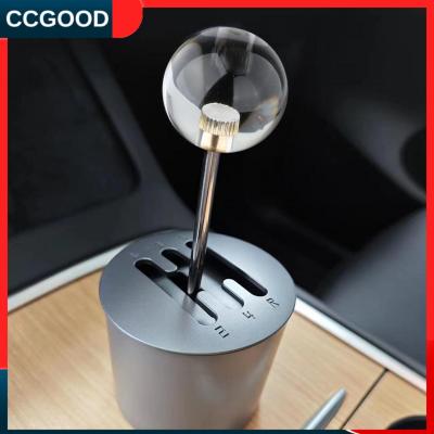 CCGOOD Shifter ที่วางแก้วคันเกียร์ที่ทนทานชิ้นส่วนอะไหล่สำหรับ Tesla Clear