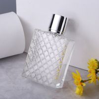 100ml Glass Mist Atomizer Square Refillable Portable Perfume Spray Bottle Spray Bottle Containers Cosmetic Packaging Bottle Travel Size Bottles Contai