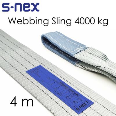 S-NEX7 สลิงผ้าใบ สลิงอ่อน (4000kg) ความยาว 4m