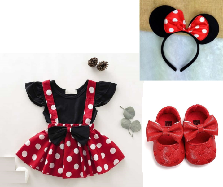 Minnie mouse clearance dress and shoes