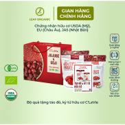 Hoàn Tiền 10% BỘ QUÀ TẶNG TÁO ĐỎ KỶ TỬ HỮU CƠ C LAVIE - Leaf Organic HCM