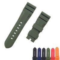 Watch accessories suitable for Panerai lightning PAM351 111 380 24 26mm mens waterproof silicone rubber strap