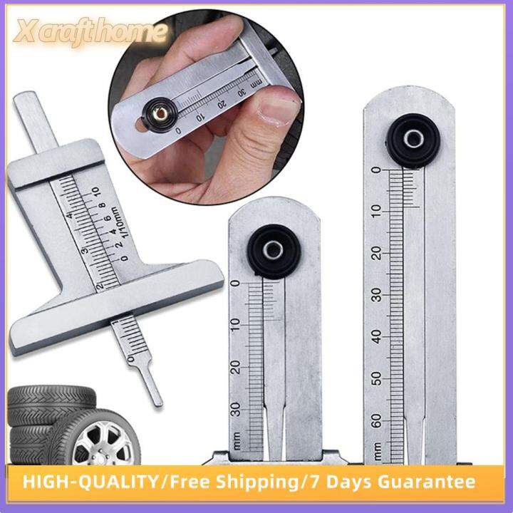 X CRAFT HOME High Quality Tire Pattern Measurement Tool Tire Tread Tire ...