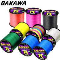 BAKAWA Brand 300M 4-strand Japan Multifilament PE 100% PE Braided Fishing Line 10 12 18 28 35 40 50 60 80 100 120LB Fishing Lines