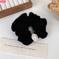 M-Kiss ลำไส้ Scrunchies กำมะหยี่ยืดหยุ่น Scrunchy ยางรัดผมลำไส้ใหญ่สำหรับสาวอุปกรณ์งานปาร์ตี้