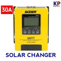 SUOER  โซล่าร์ชาร์จเจอร์   Solar Charge Controller  รุ่น MPPT 30A 12V/24V/48V   ใช้งานกับเครื่องเเปลงไฟ อินเวอร์เตอร์ ทำหน้าที่ชาร์จไฟจากแผงโซล่าร์เซลล์มายังแบตเตอรี่