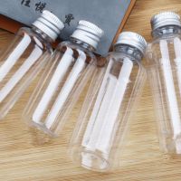 5ml/10ml/20ml/30ml Aluminum Cap Bottle Transparent 5ml/10ml/20ml/30ml Plastic Screw Cap Lotion Bottle Plastic Bottle Sub-bottle Protable Household