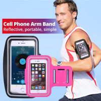 Running Gym Sports Phone Holder Arm Band Case Universal SmartPhone Sports Arm pouch Phone Bag For iPhone Huawei Samsung Cases