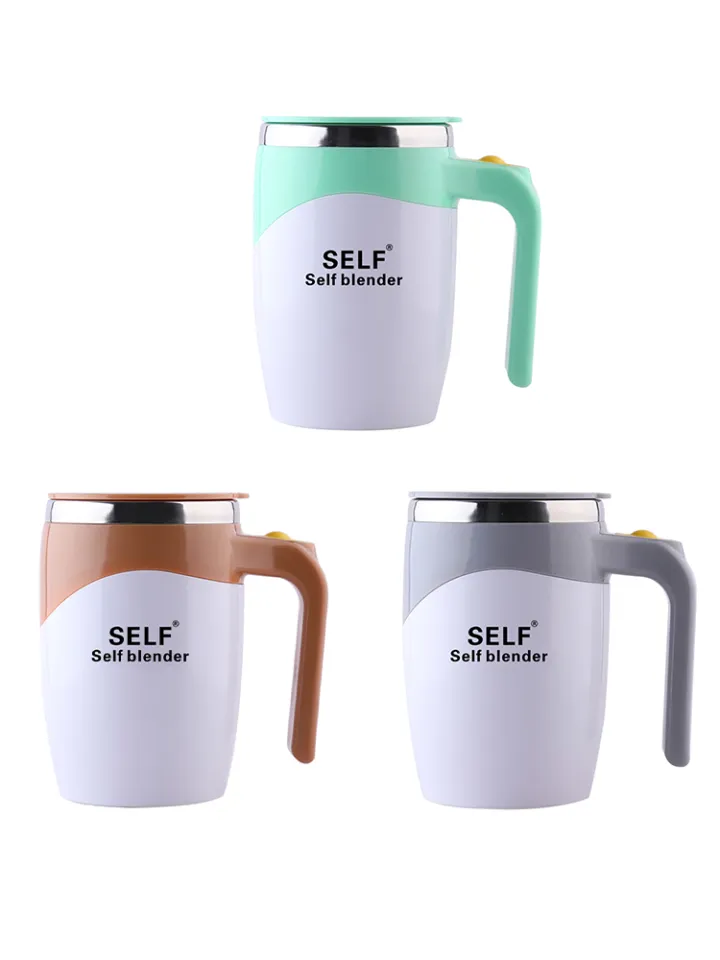 Stainless Steel Self Stirring Mug. (400ML Battery-Powered Mug) – Trend  Deploy