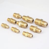 1/8 1/4 3/8 NPT Male Fit Tube OD 1/8 3/16 1/4 5/16 3/8 Brass SAE 45 Degree Pipe Fittings Adapters Connectors 229 PSI