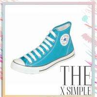 X SIMPLE รองเท้าผ้าใบ ผู้ชาย  รองเท้าผ้าใบหุ้มข้อมาแชร์หุ้มข้อ รุ่น 222 สีฟ้า รองเท้าผ้าใบผู้ชาย ถูก และ ดี